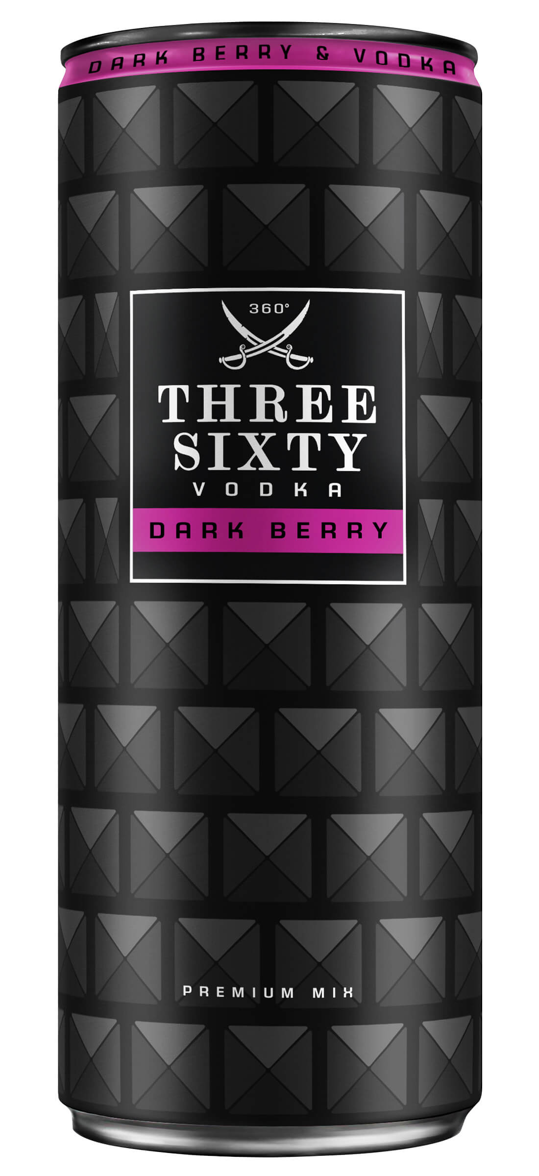 THREE SIXTY Vodka Dark Berry 0,33l 10%vol.