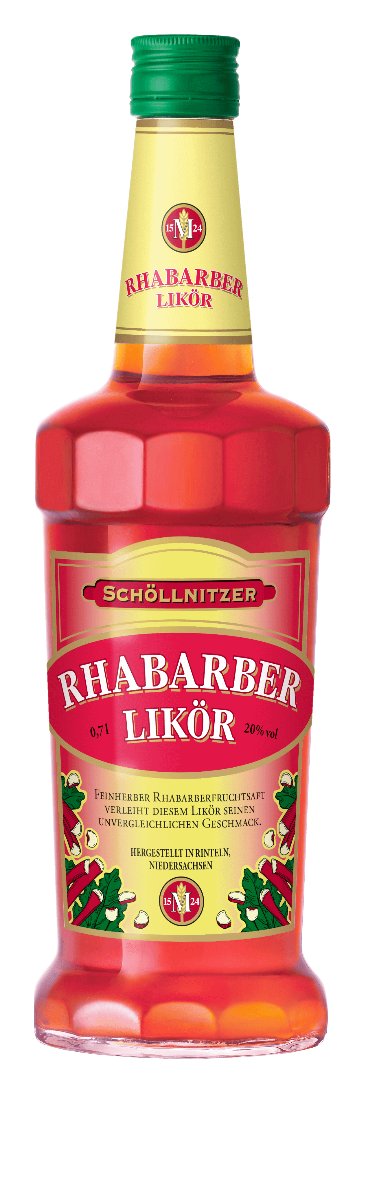 Schöllnitzer Rhabarber Likör 20% 0,7L