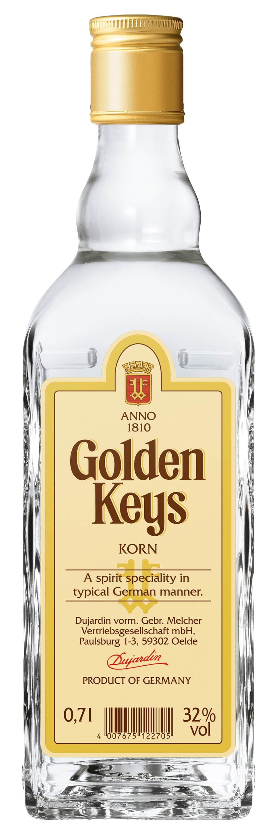 Golden Keys Korn 32%vol. 0,7L