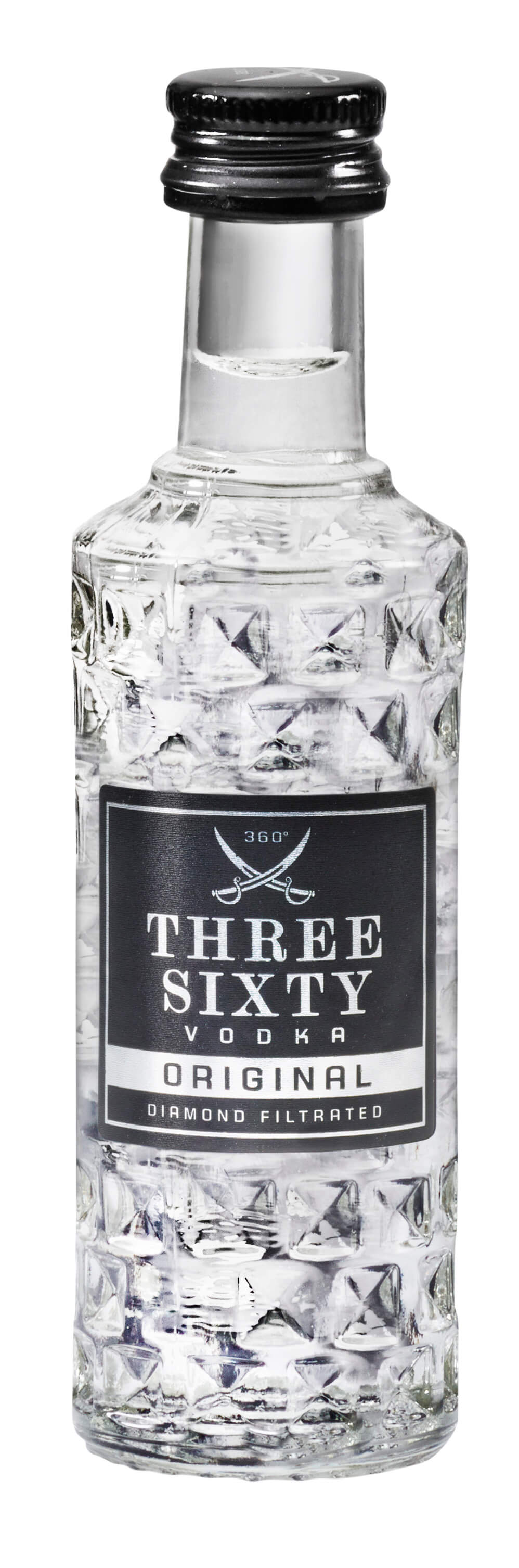 THREE SIXTY Vodka 0,04l 37,5% vol.